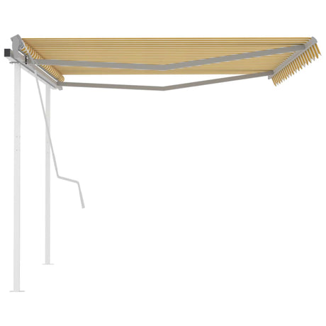 Manual Retractable Awning With Posts