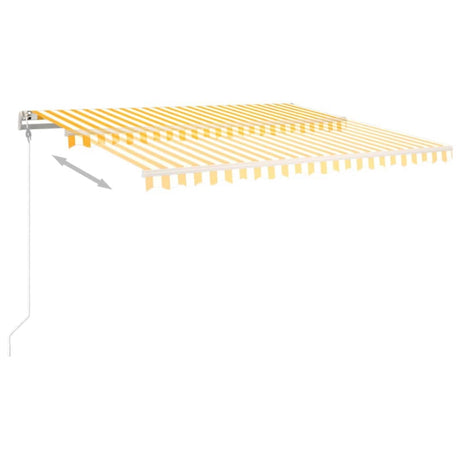 Manual Retractable Awning With Posts