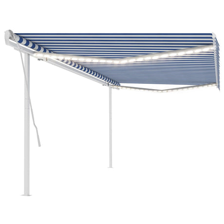 Manual Retractable Awning With Led