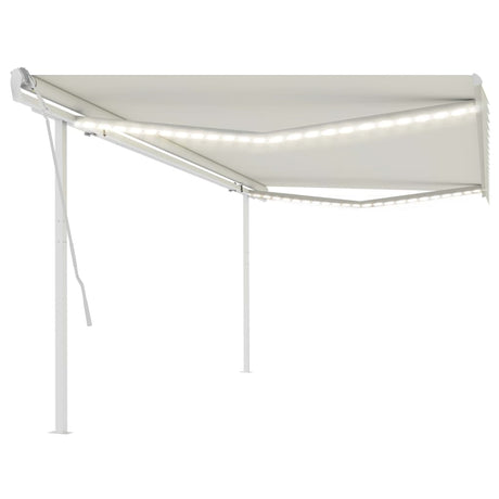 Manual Retractable Awning With Led