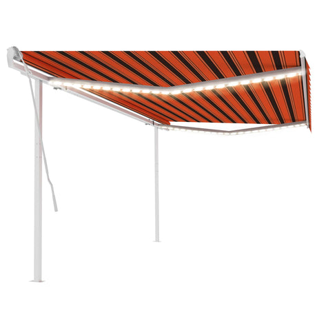 Manual Retractable Awning With Led