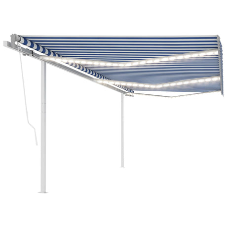 Manual Retractable Awning With Led