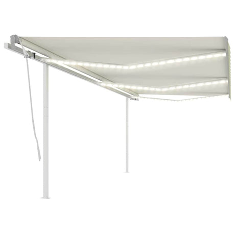 Manual Retractable Awning With Led
