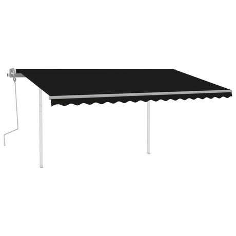 Manual Retractable Awning With Led