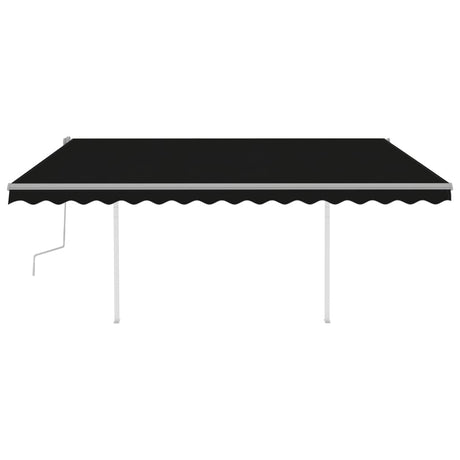 Manual Retractable Awning With Led