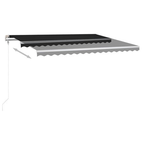 Manual Retractable Awning With Led