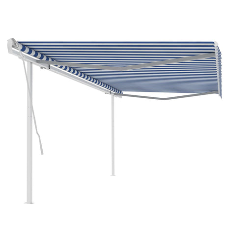 Manual Retractable Awning With Posts