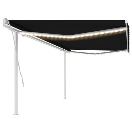 Manual Retractable Awning With Led
