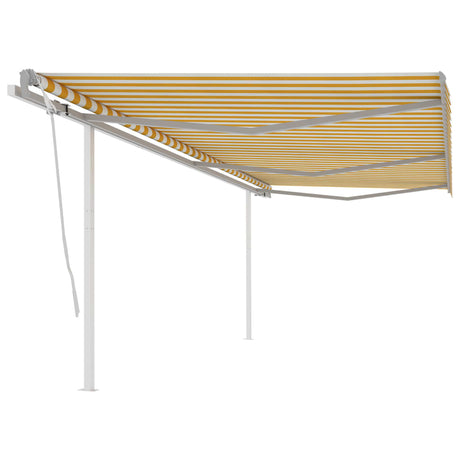 Manual Retractable Awning With Posts