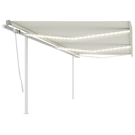 Manual Retractable Awning With Led