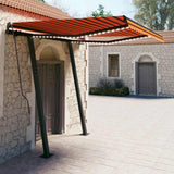 Manual Retractable Awning With Led