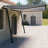 Manual Retractable Awning With Led