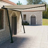 Manual Retractable Awning With Led