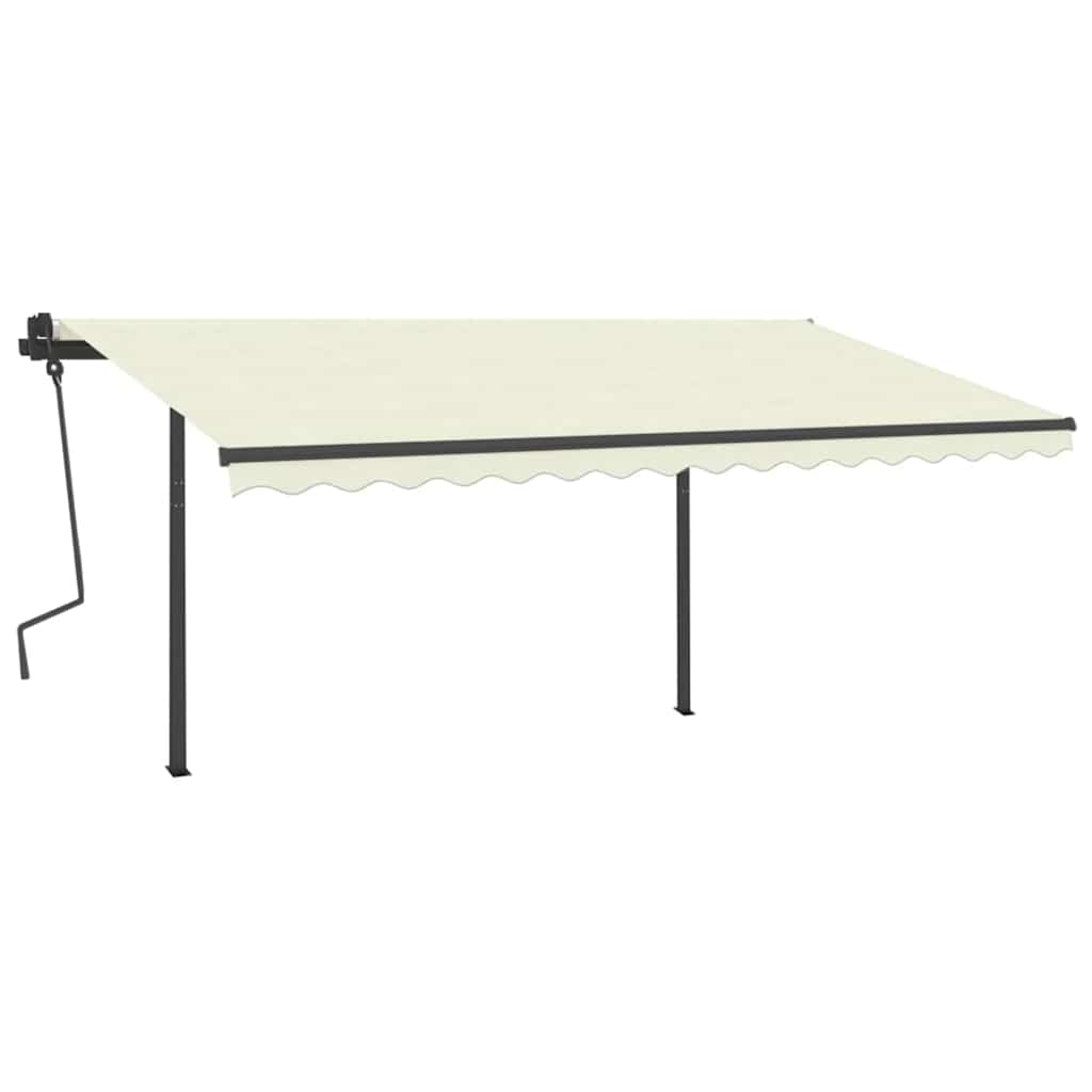 Manual Retractable Awning With Led