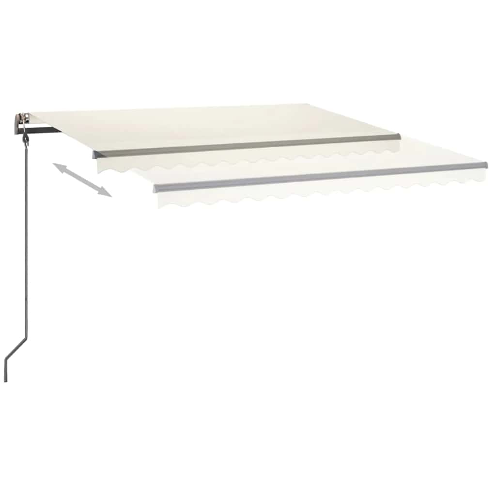 Manual Retractable Awning With Led