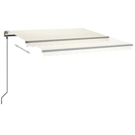 Manual Retractable Awning With Led