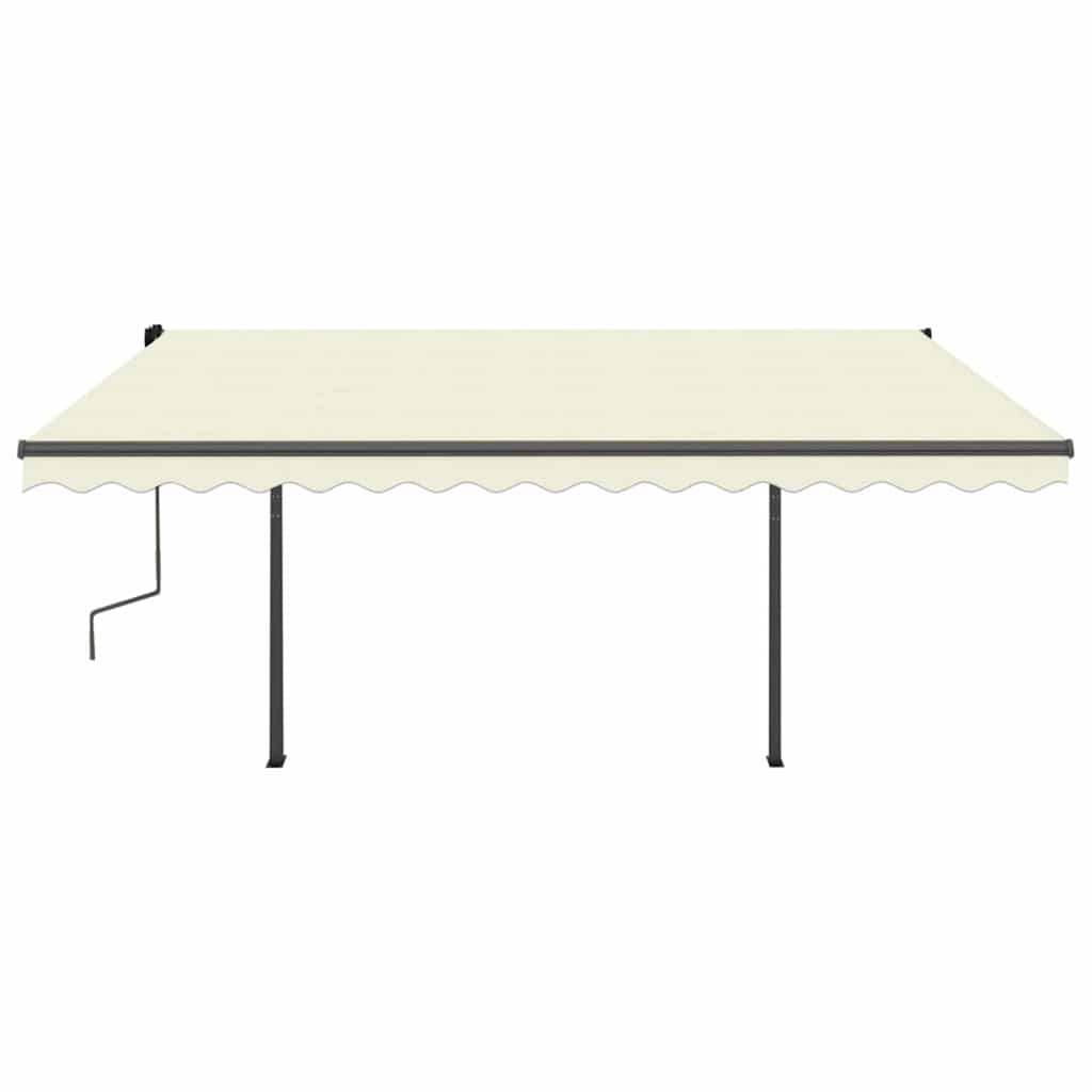 Manual Retractable Awning With Led