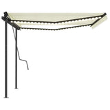 Manual Retractable Awning With Led