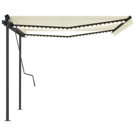Manual Retractable Awning With Led