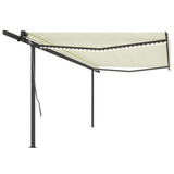 Manual Retractable Awning With Led