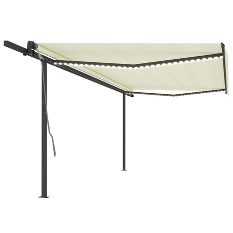 Manual Retractable Awning With Led