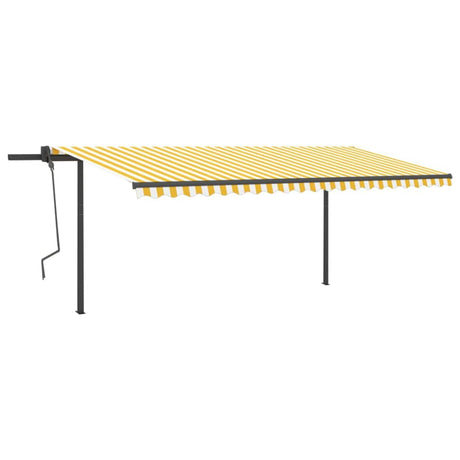 Manual Retractable Awning With Led