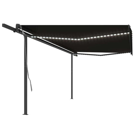 Manual Retractable Awning With Led