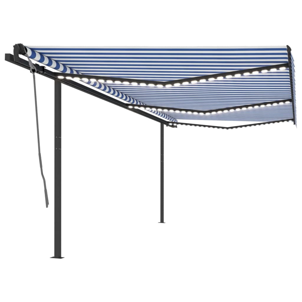 Manual Retractable Awning With Led