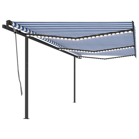 Manual Retractable Awning With Led