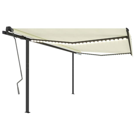 Manual Retractable Awning With Led
