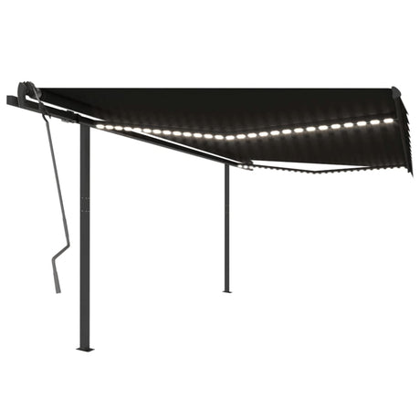Manual Retractable Awning With Led