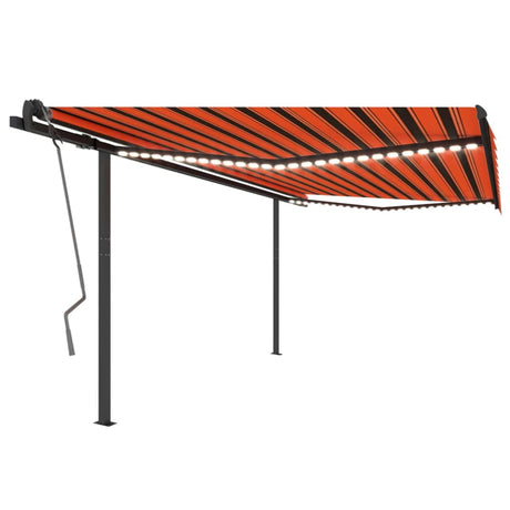 Manual Retractable Awning With Led