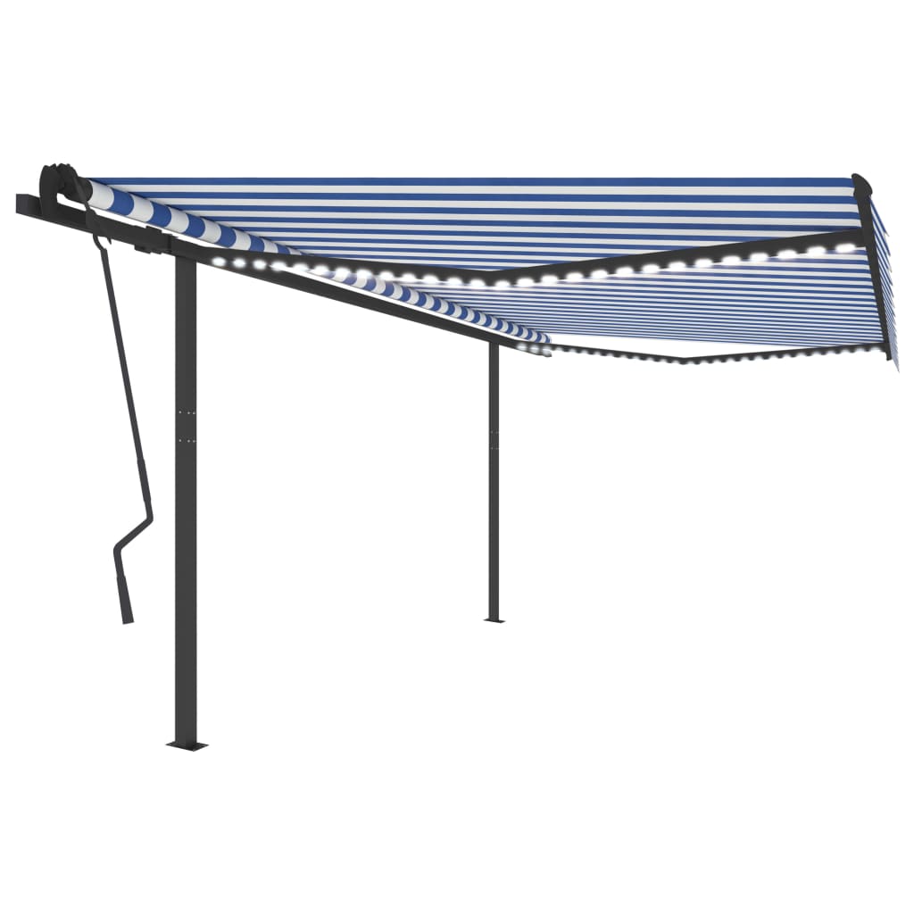Manual Retractable Awning With Led
