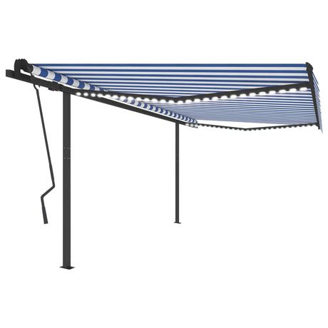 Manual Retractable Awning With Led