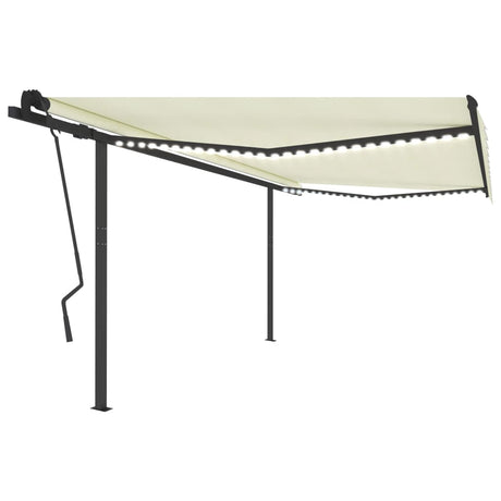 Manual Retractable Awning With Led