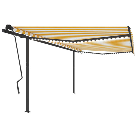 Manual Retractable Awning With Led