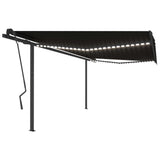 Manual Retractable Awning With Led