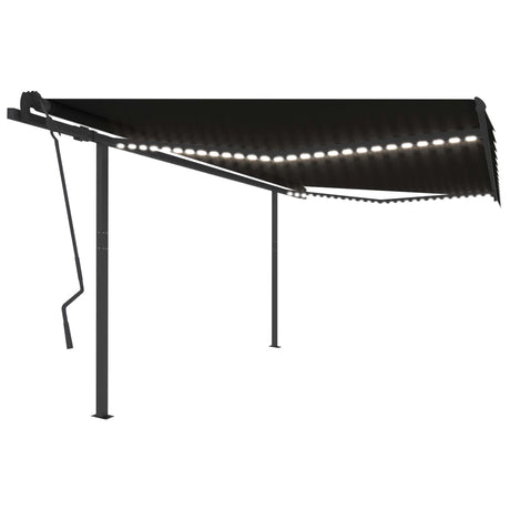 Manual Retractable Awning With Led