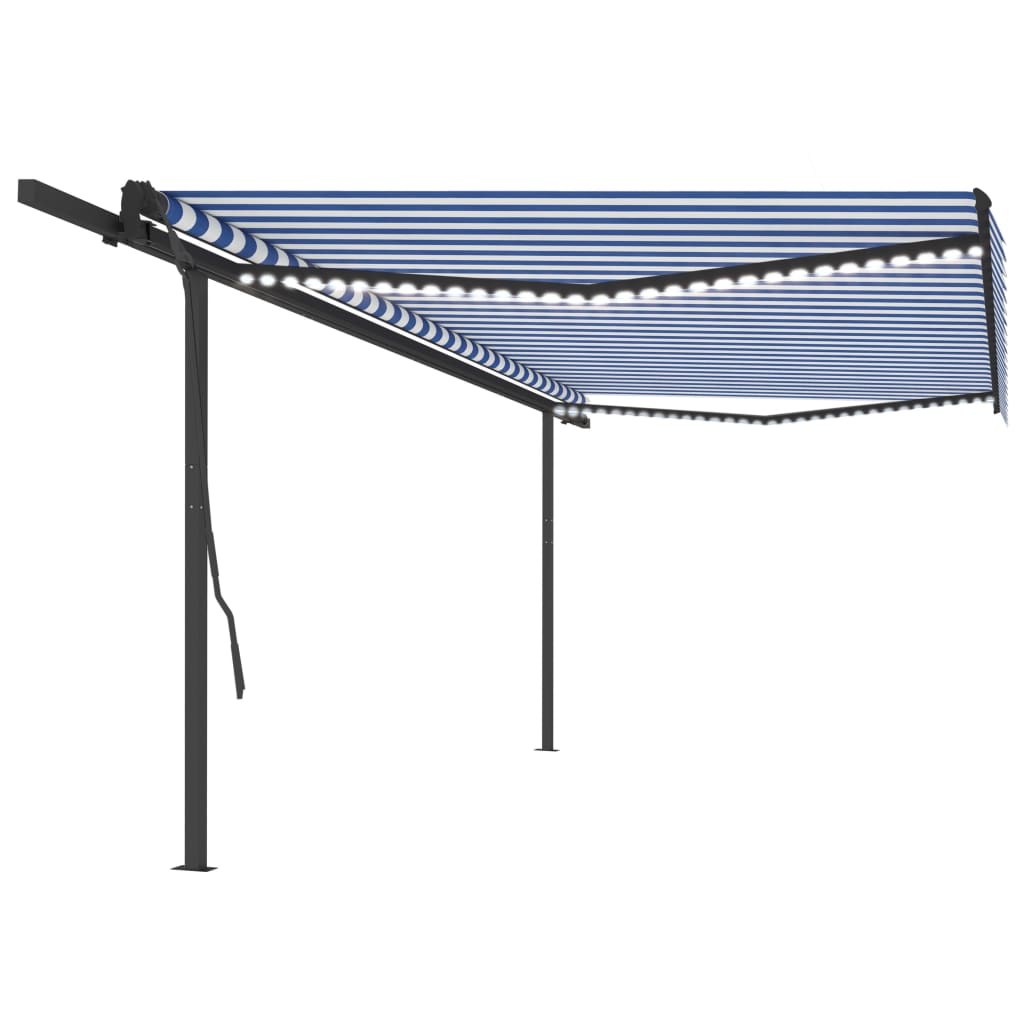 Manual Retractable Awning With Led