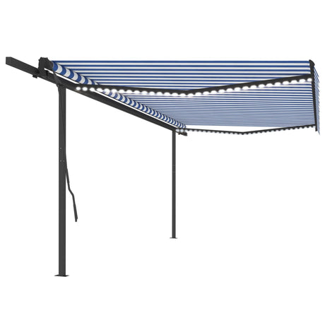Manual Retractable Awning With Led