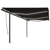 Manual Retractable Awning With Led