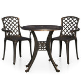 3 Piece Bistro Set Cast Aluminium