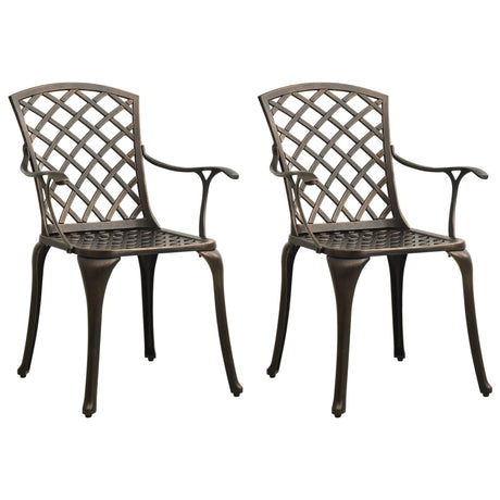 3 Piece Bistro Set Cast Aluminium