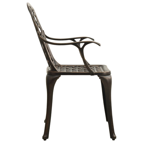 3 Piece Bistro Set Cast Aluminium
