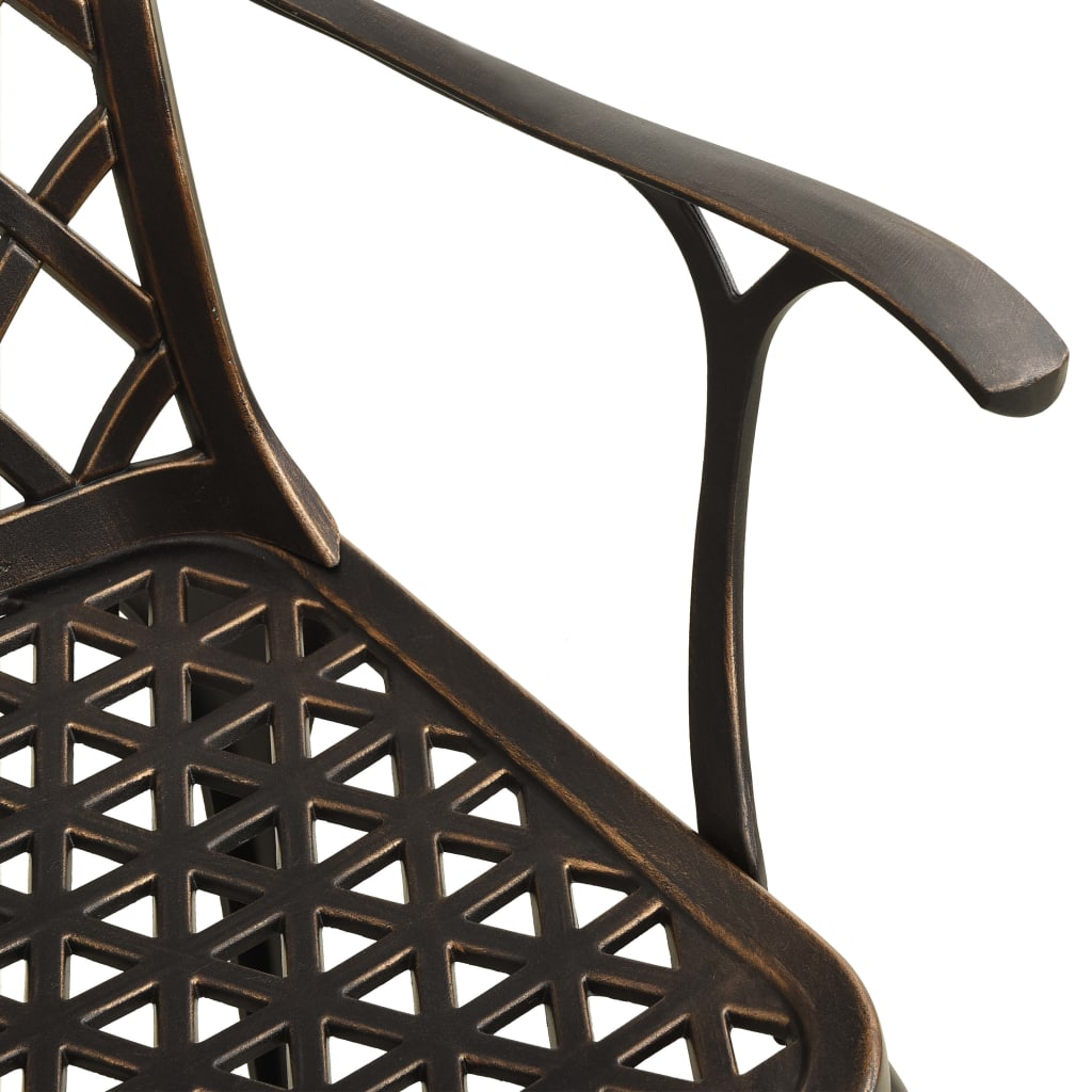 3 Piece Bistro Set Cast Aluminium