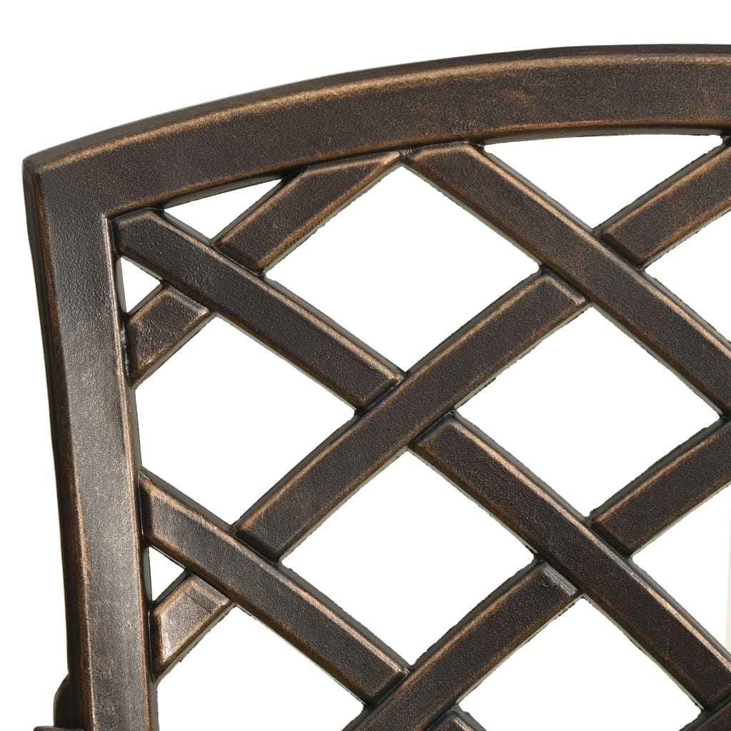 3 Piece Bistro Set Cast Aluminium