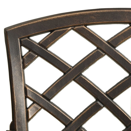 3 Piece Bistro Set Cast Aluminium