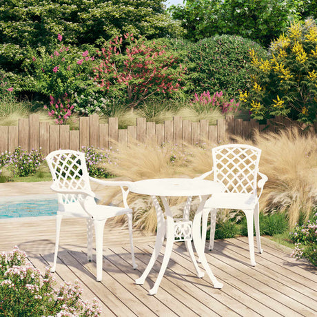 3 Piece Bistro Set Cast Aluminium