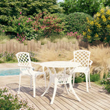 5 Piece Bistro Set Cast Aluminium