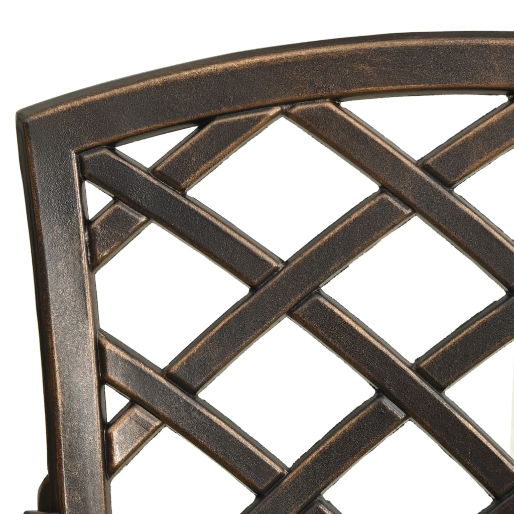3 Piece Bistro Set Cast Aluminium
